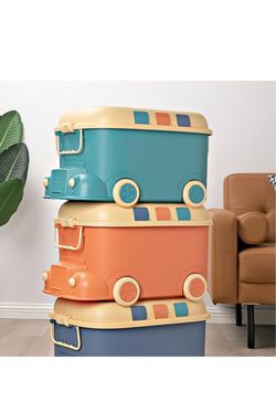 Garneck Plastic Storage Bins Kids Snack Container Toy Shaped Toy Storage Bin