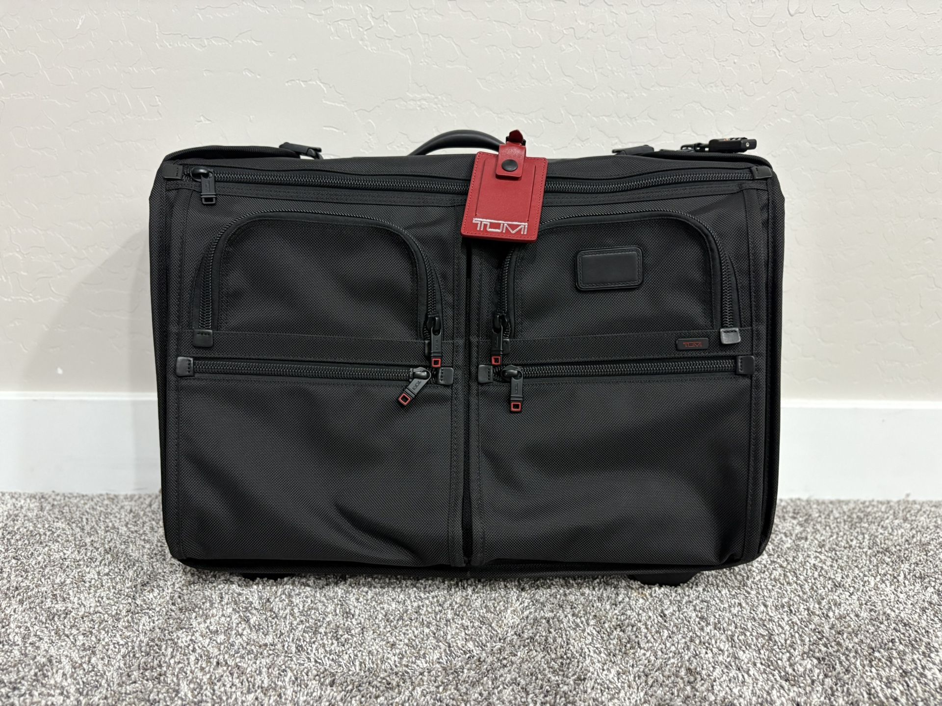 TUMI ‘Alpha’ Black Nylon Carry-On Garment Bag - 22033DH