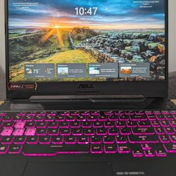 ASUS TUF15 Gaming laptop.