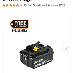 18v High Capacity Battery with Fuel Guage (Have 2)