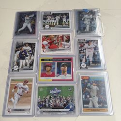 Shohei Ohtani 10 lot cards