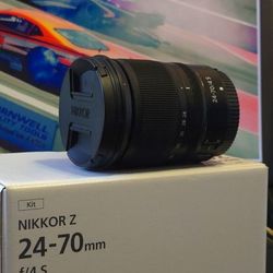 Nikon Z Mount 24-70 F/4s Fx Lens