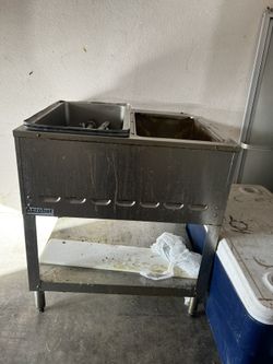 Double Steam Table 
