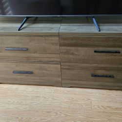Two identical 2-drawer dressers