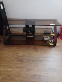 GLASS TV STAND