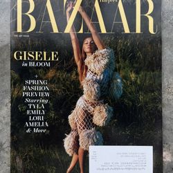 Harper's Bazaar Magazine February 2024 Gisele Bundchen The Joy Issue