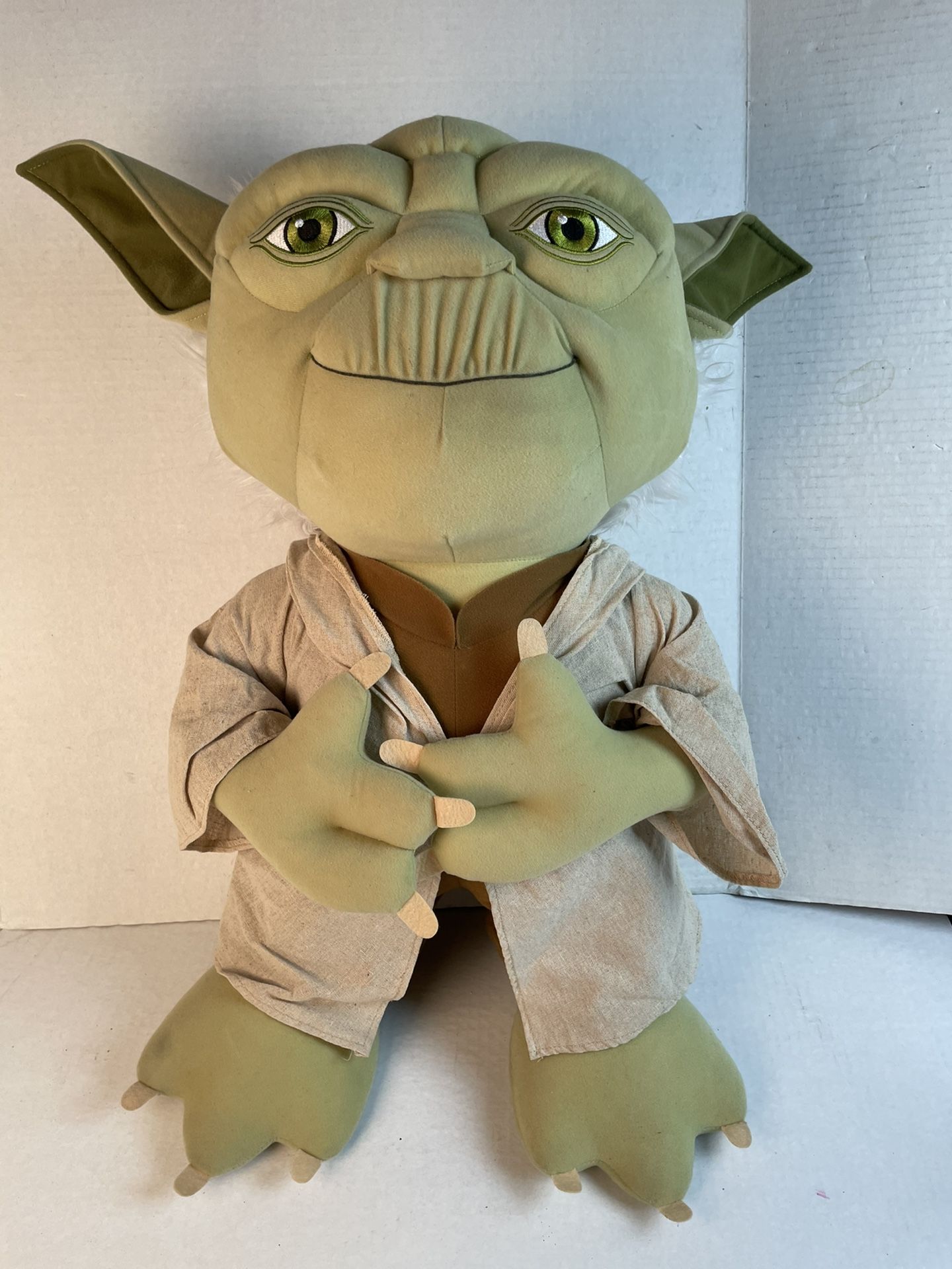 Extra Large Star Wars Talking Yoda Plush Giant Stuffed Animal Used Like New