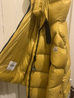 Yellow Moncler Women Puffer Jacket