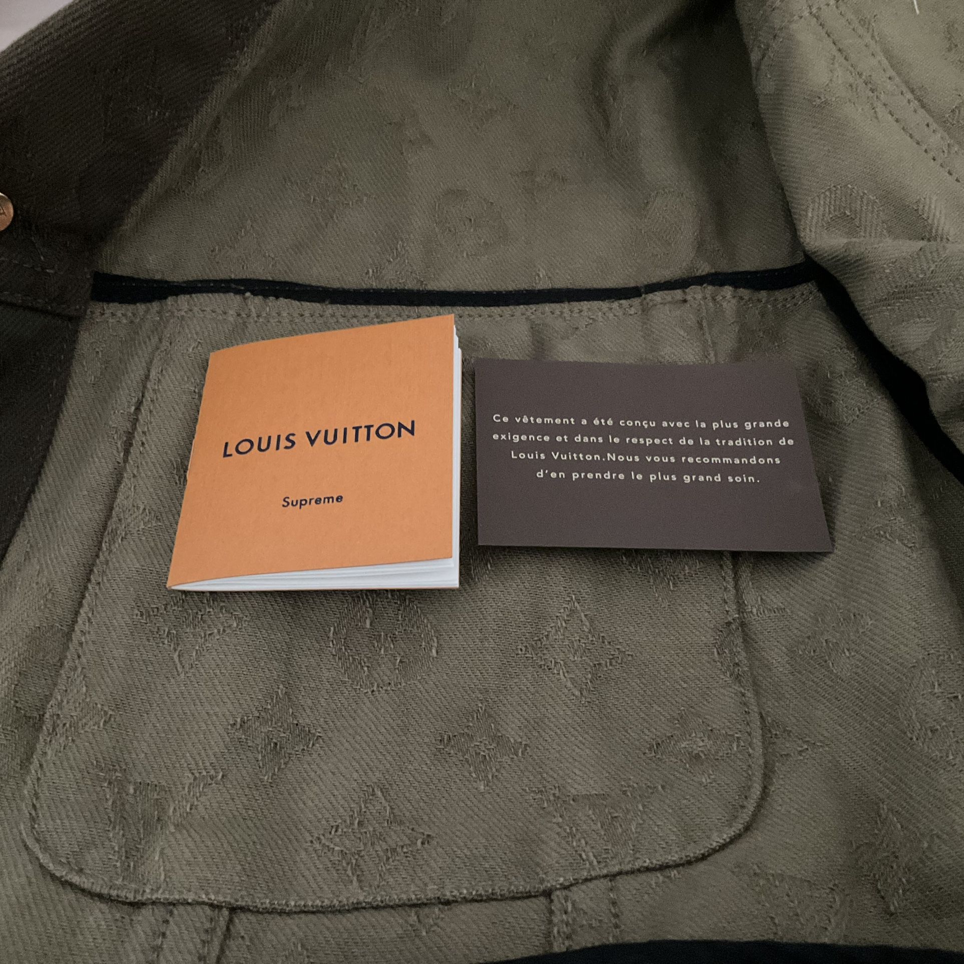 MARKED EU — Louis Vuitton x Supreme Camo Denim Jacket