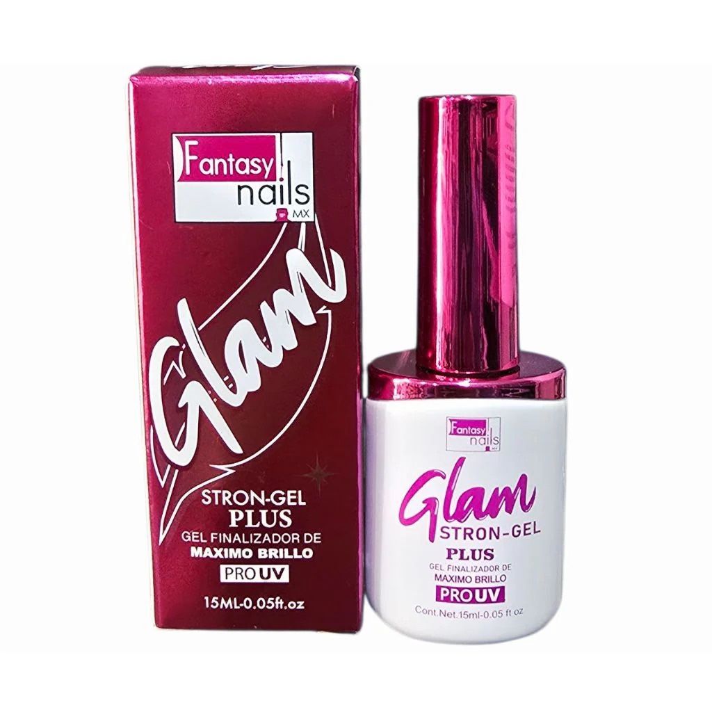 Fantasy nails Glam Top Coat 15ml - Nail care