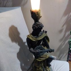 Beautiful Decorative Torchiere Table Lamp Sculpture. Woodland Hills,Ca. 