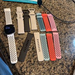 Fitbit Sense With 4 Sport Bands & 3 Solid Bands
