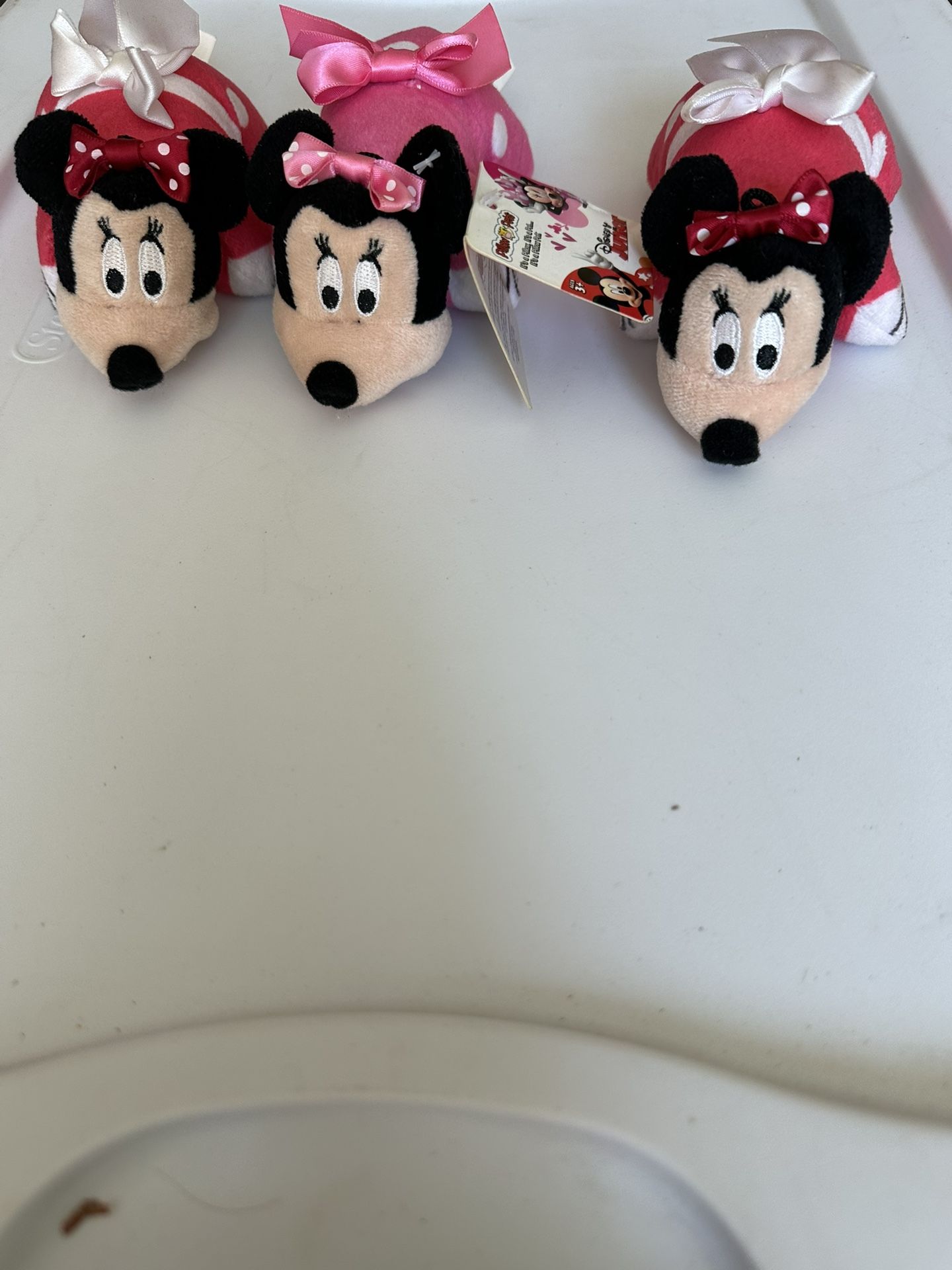 3 Minnie Mouse Plushies
