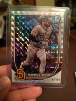Fernando Tatis jr Padres Bowman /499