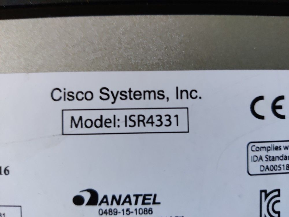 Cisco Router - CISCO 4331 Router 3 Ports - 6 Slots - Desktop, Rack