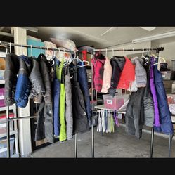 All sizes Kids Adult snow jacket, pants, bibs, boots, gloves and socks