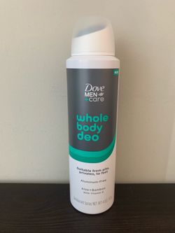 Dove Men Whole Body Aloe & Bamboo Deodorant Spray (multiple available)