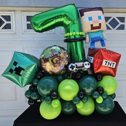 Minecraft Balloon Bouquet 