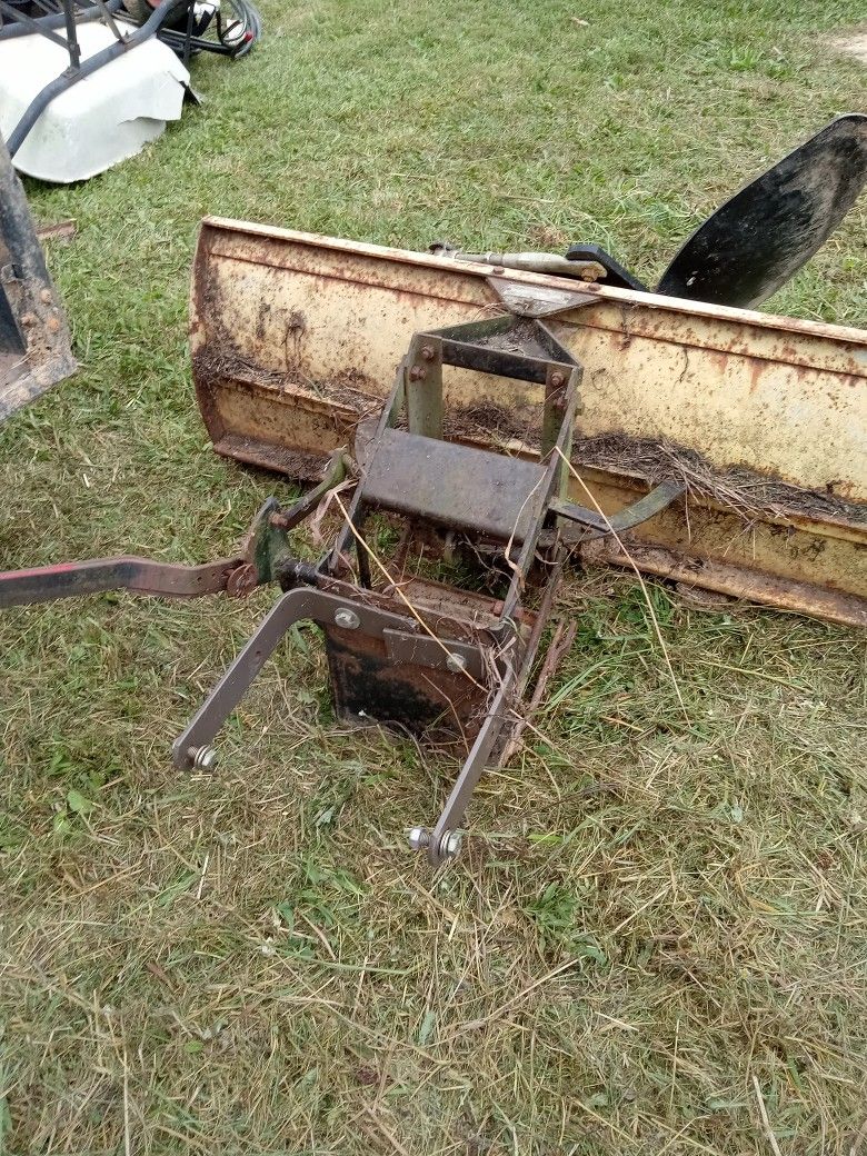 Snow Plow For Mower