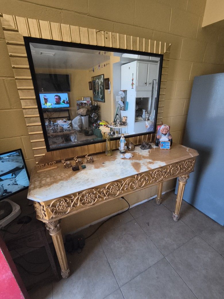 $250 console table marble top vaughan benz los angeles