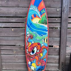 Custom Painted Surfboard