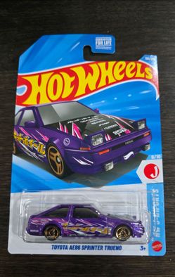 Hotwheels Toyota AE86 Sprinter Trueno J-Imports