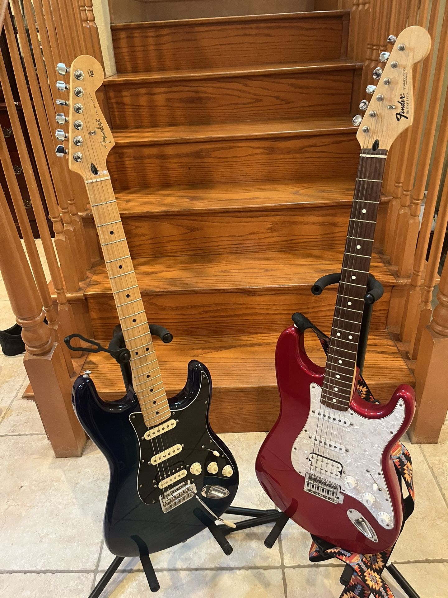 Fender MIM Stratocaster And Fender MIM Stratocaster