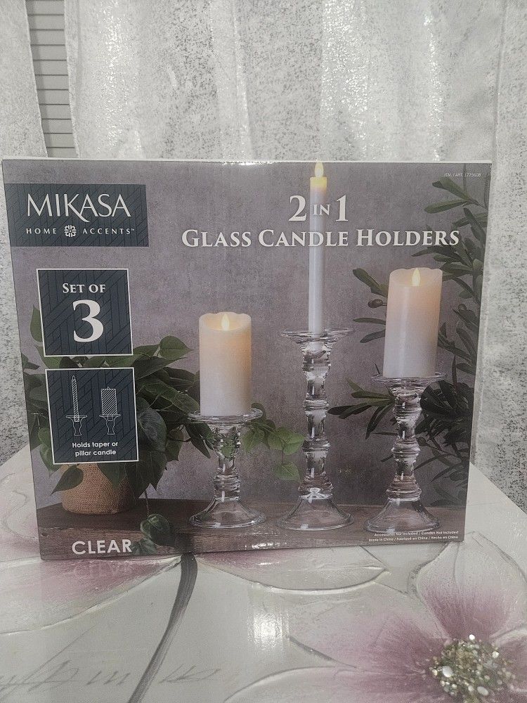 Mikasa Candle Holders