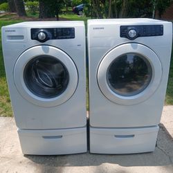 Very Nice Samsung Front Load Washer And Electric Dryer ** Free Local Delivery * Sale Pending 