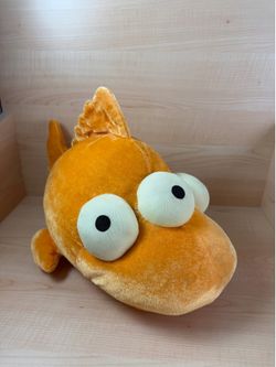 Universal Studios Blinky The Simpsons Orange Plush Stuffed Fish