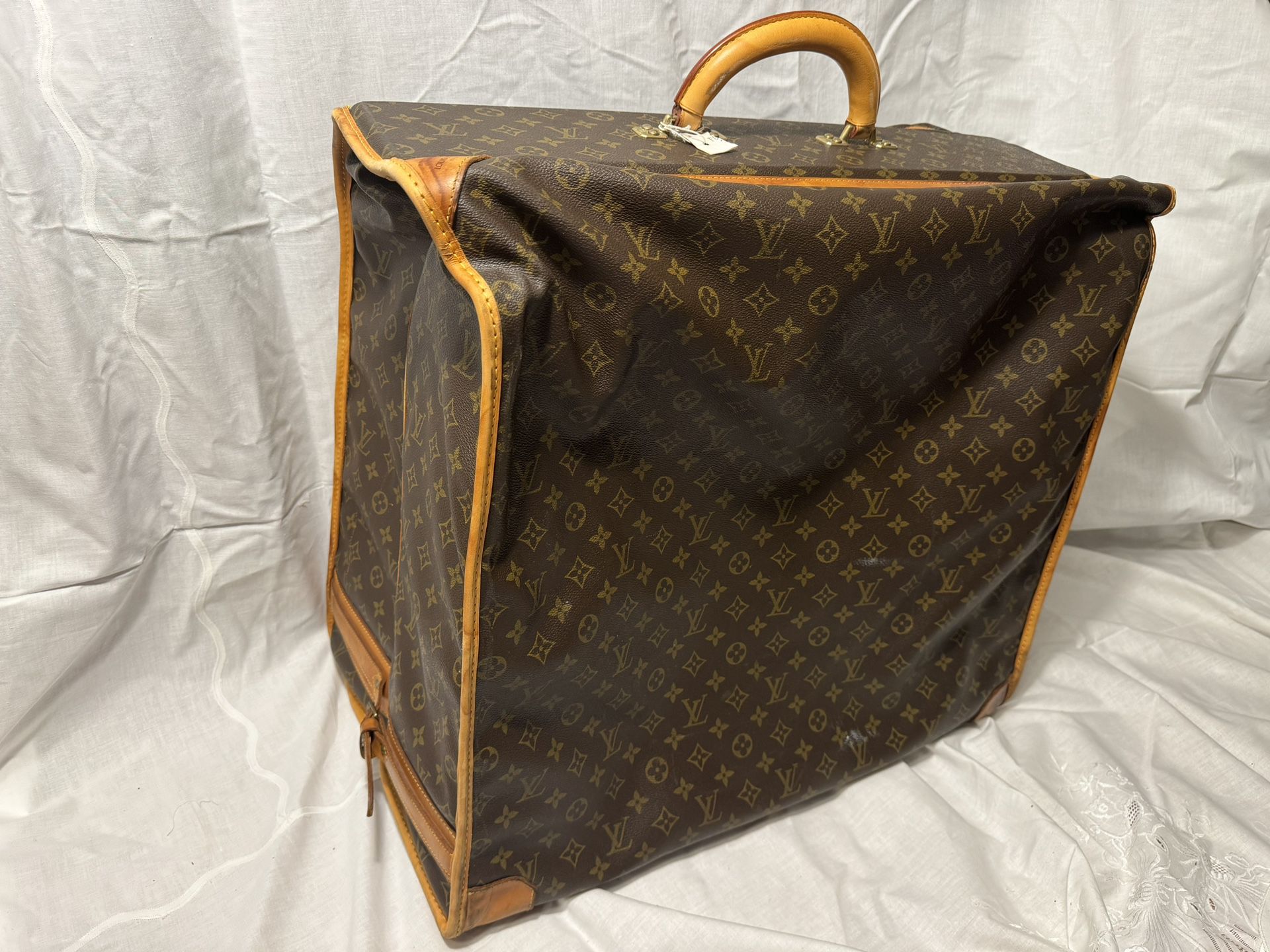 LOUIS VUITTON Vintage Rolling GARMENT BAG Suitcase LV Monogram LUGGAGE