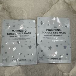 Vitamasques Morning Goggle Eye Mask, Brigthen and Protect, One Pair