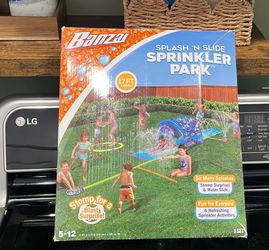 Splash and slide sprinkler park