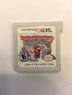 Nintendo 3ds super Mario sticker Star