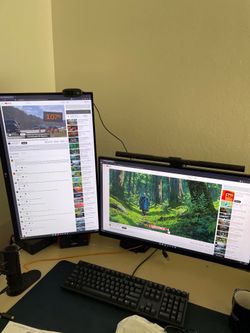 (2) 27” 1440p 144hz LG Ultra Gear Monitors