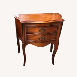 Vintage LOUIS  XV  Style End Table,solid Wood