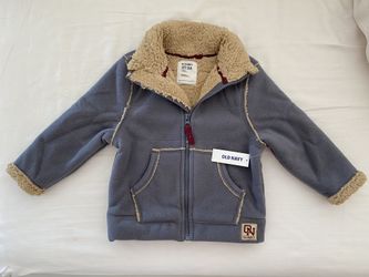 Toddler Sherpa Jacket. Size 2T. New With Tags