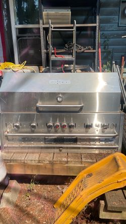 Crown commercial barbecue grill.