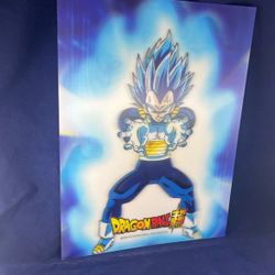 Dragon Ball Super Vegeta 3D Lenticular Motion Poster