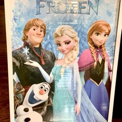 Disney Frozen Custom framed Picture