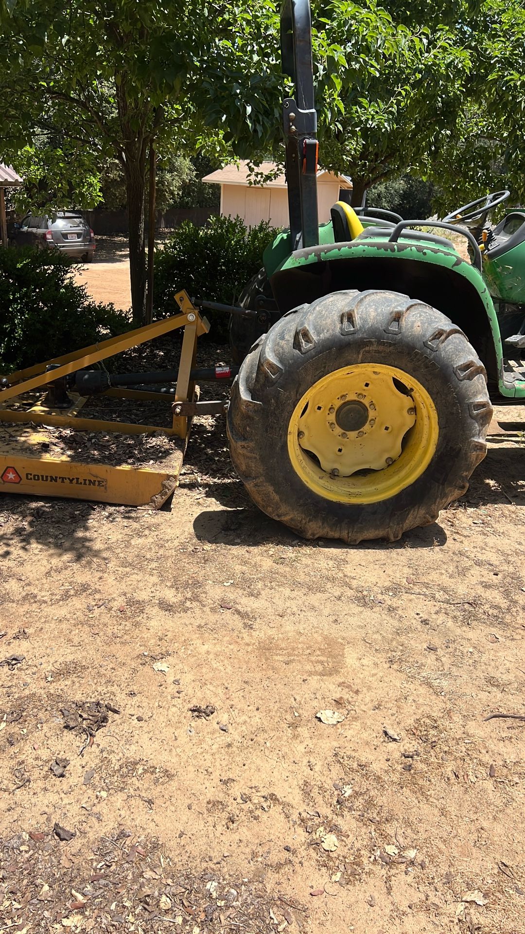 John Deere 460 With Brush Mower