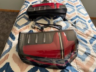 Chevy Tahoe Smoked LED Tail Lights Pair with Wiring