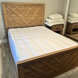 Bed Frame Mattress Dresser And Night Stand 