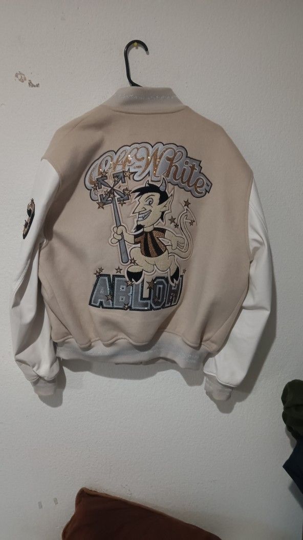 Off White Virgil Abloh Varsity Jacket