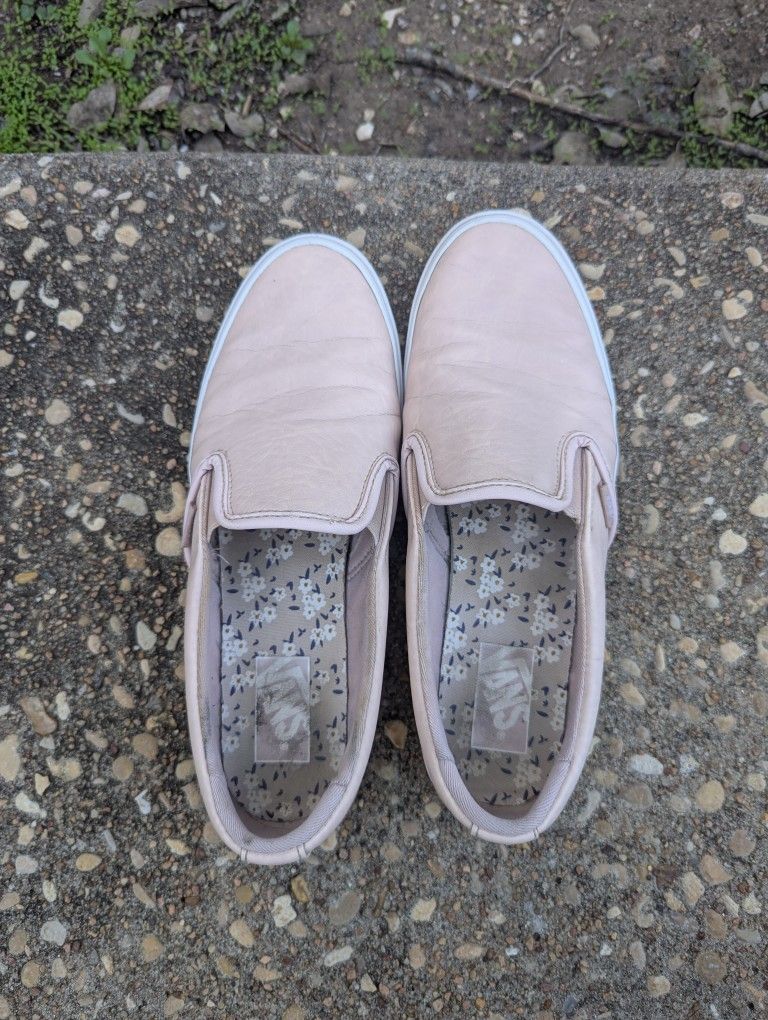 Vans Light Pink Sneakers Women's 10