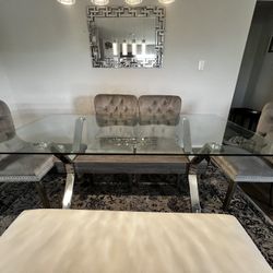 Glass dining Table