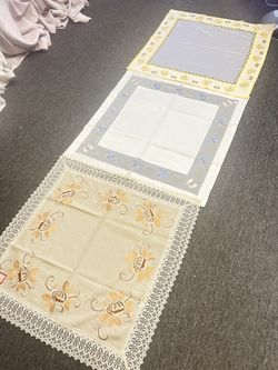 3pc tablecloth