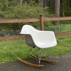 Eames Fiberglass Shell Rocking Chair By Modernica 