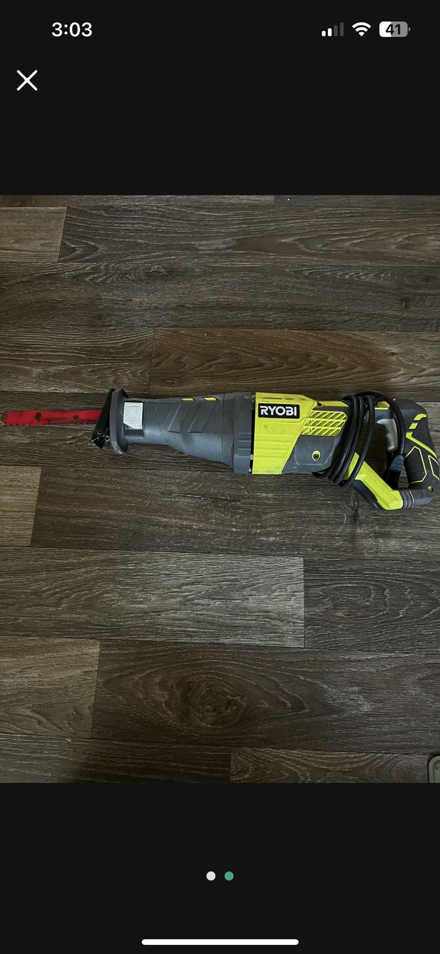 Ryobi Saw $140.00