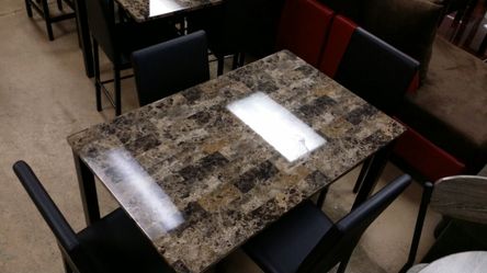 New table and 4 chairs